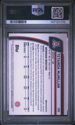 Graded 2024 Topps Bowman U Chrome Tetairoa McMillan #170 Pink Lava Rookie RC Football Card PSA 10 Gem Mint (ONLINE ORDER ONLY)