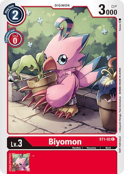 Biyomon [ST1-02] (Official Tournament Pack Vol.3) [Starter Deck: Gaia Red Promos] (ONLINE ORDER ONLY)