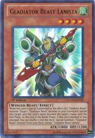 Gladiator Beast Lanista [LCGX-EN252] Ultra Rare (ONLINE ORDER ONLY)