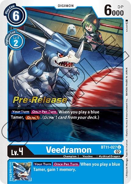 Veedramon [BT11-027] [Dimensional Phase Pre-Release Promos] (ONLINE ORDER ONLY)