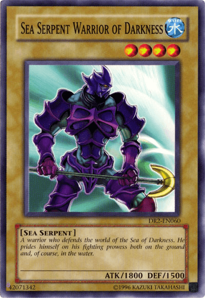 Sea Serpent Warrior of Darkness [DR2-EN060] Common (ONLINE ORDER ONLY)