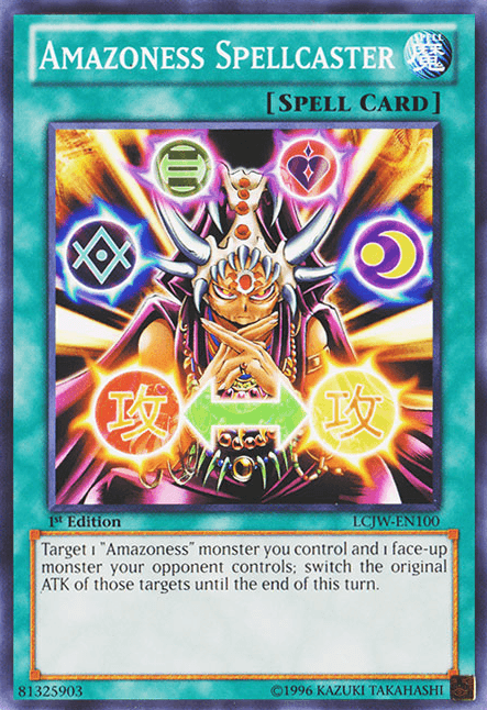 Amazoness Spellcaster [LCJW-EN100] Common (ONLINE ORDER ONLY)