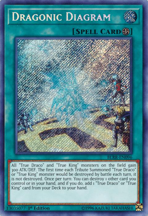 Dragonic Diagram [BLRR-EN096] Secret Rare (ONLINE ORDER ONLY)