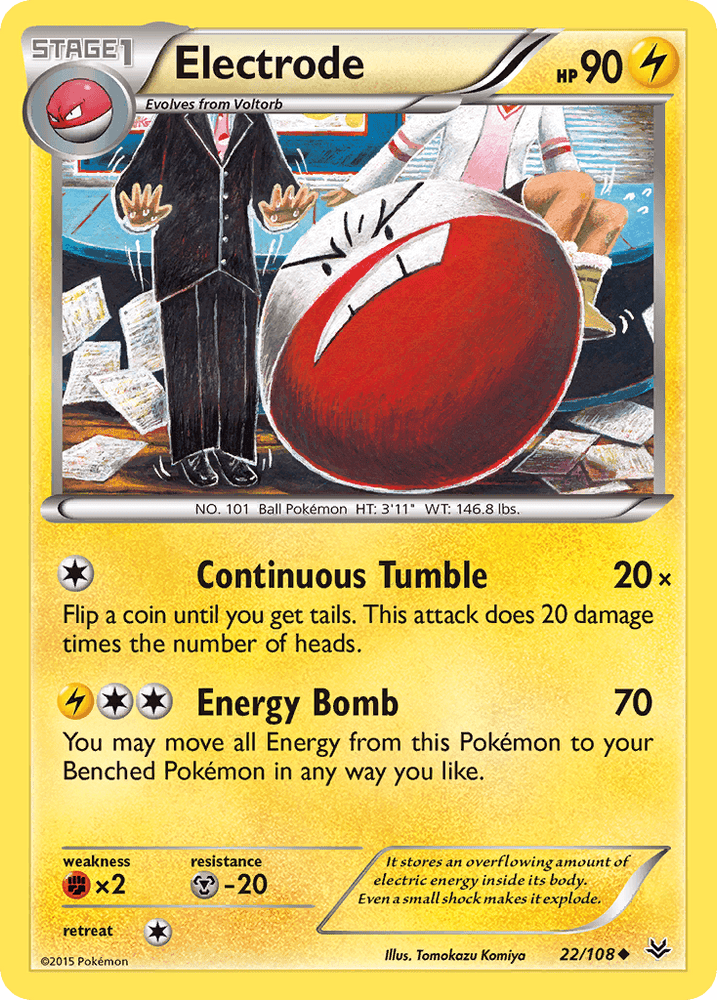 Electrode (22/108) [XY: Roaring Skies] (Online Only)