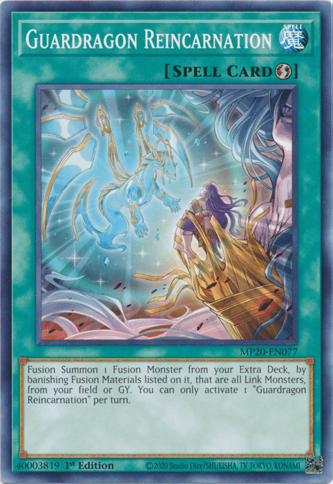 Guardragon Reincarnation [MP20-EN077] Common (ONLINE ORDER ONLY)