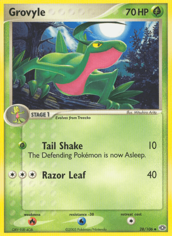 Grovyle (28/106) [EX: Emerald] (Online Only)