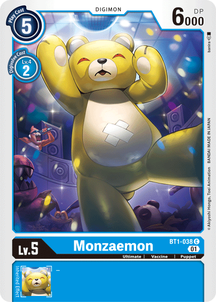 Monzaemon [BT1-038] (Alternative Art) [Starter Deck: Ulforce Veedramon] (ONLINE ORDER ONLY)