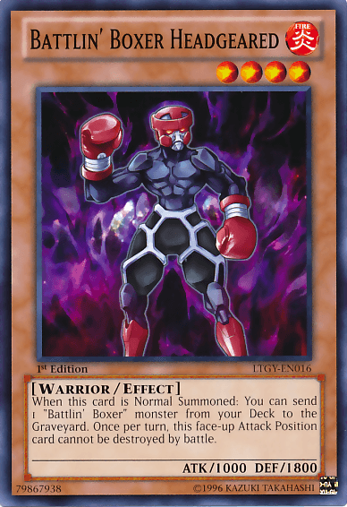 Battlin' Boxer Headgeared [LTGY-EN016] Common (ONLINE ORDER ONLY)