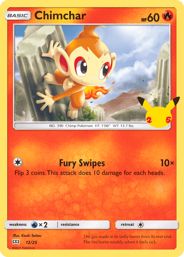Chimchar (12/25) [McDonald's 25th Anniversary] (Online Only)