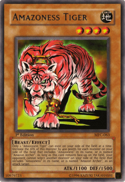 Amazoness Tiger [MFC-063] Rare (ONLINE ORDER ONLY)