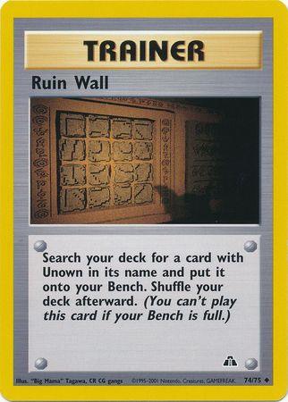 Ruin Wall (74/75) [Neo Discovery Unlimited] (Online Only)