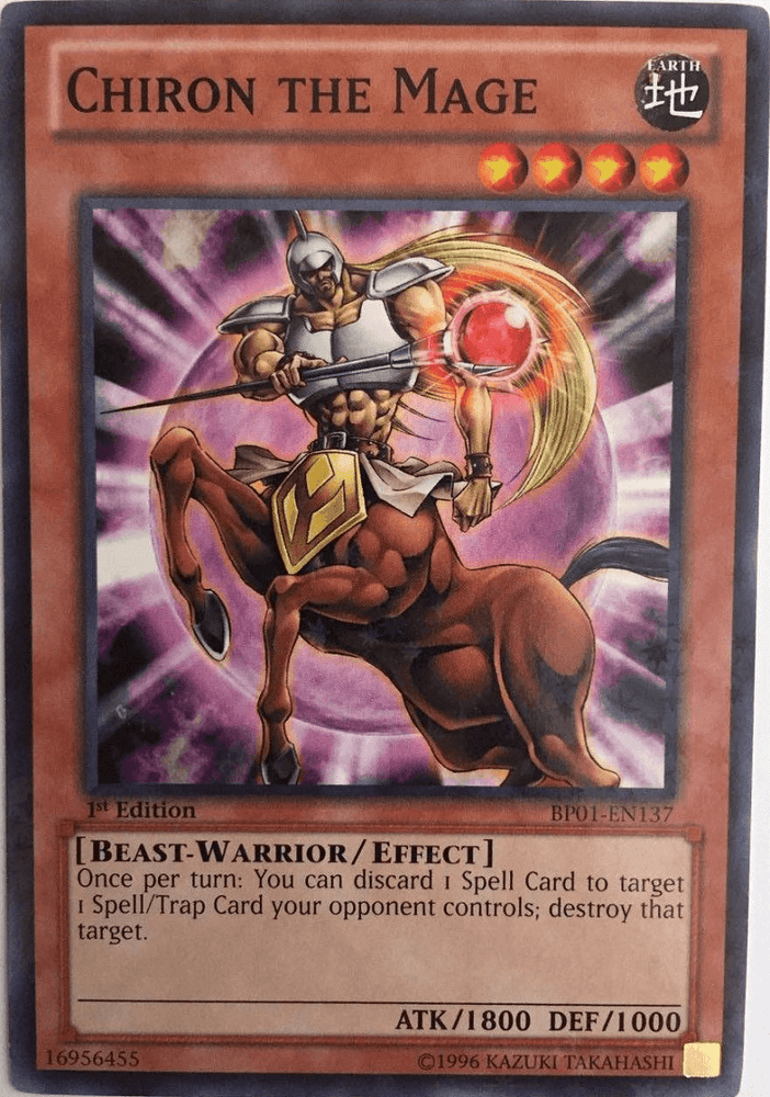 Chiron the Mage [BP01-EN137] Starfoil Rare (ONLINE ORDER ONLY)