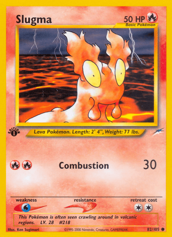 Slugma (82/105) [Neo Destiny 1st Edition] (Online Only)