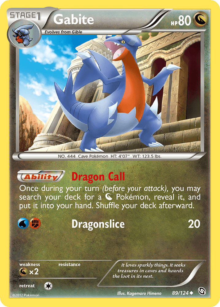 Gabite (89/124) [Black & White: Dragons Exalted] (Online Only)