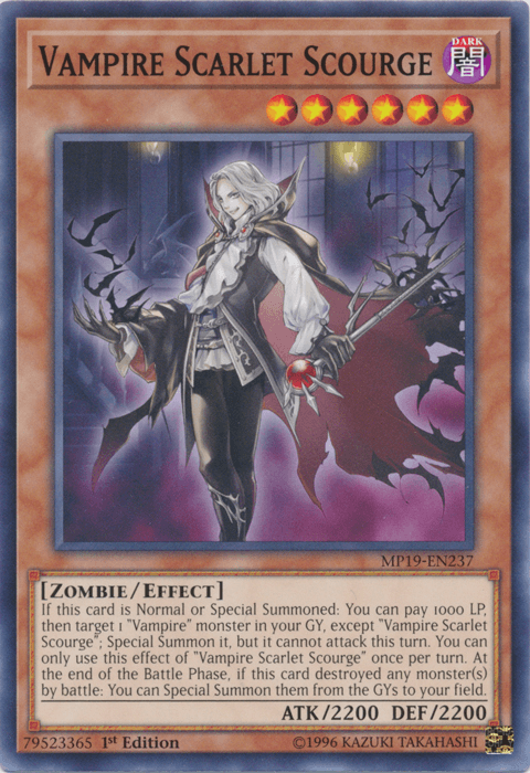 Vampire Scarlet Scourge [MP19-EN237] Common (ONLINE ORDER ONLY)