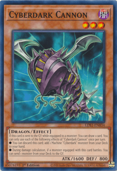 Cyberdark Cannon [LDS1-EN034] Common (ONLINE ORDER ONLY)