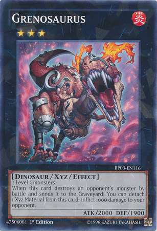 Grenosaurus [BP03-EN116] Shatterfoil Rare (ONLINE ORDER ONLY)