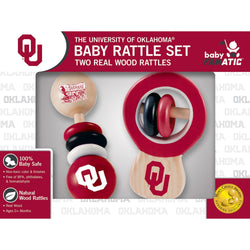 Oklahoma Sooners - Baby Rattles 2-Pack (ONLINE ORDER ONLY)