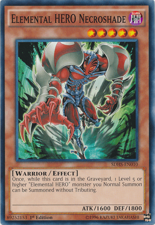 Elemental Hero Necroshade [SDHS-EN010] Common (ONLINE ORDER ONLY)