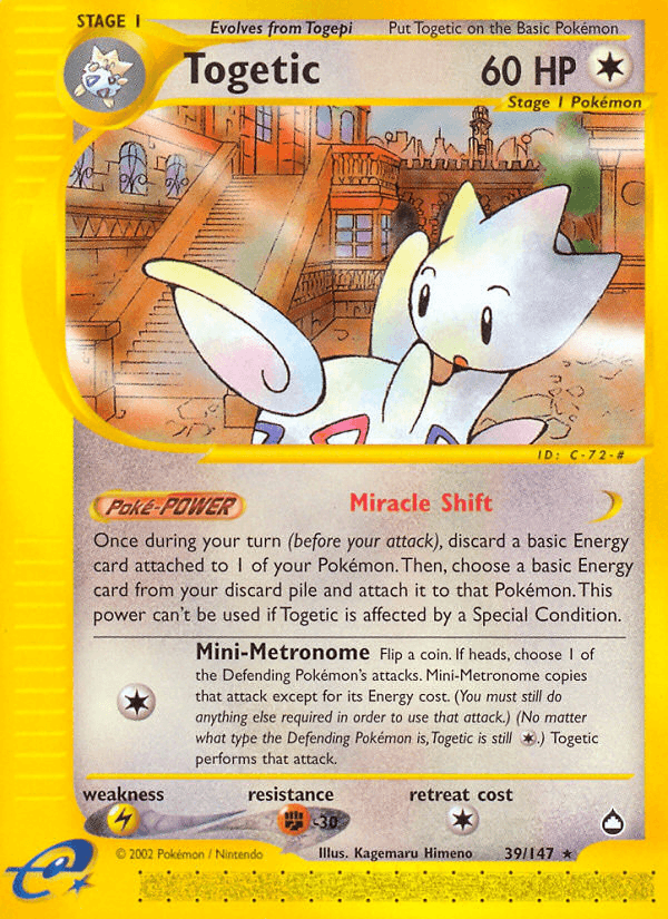 Togetic (39/147) [Aquapolis] (Online Only)