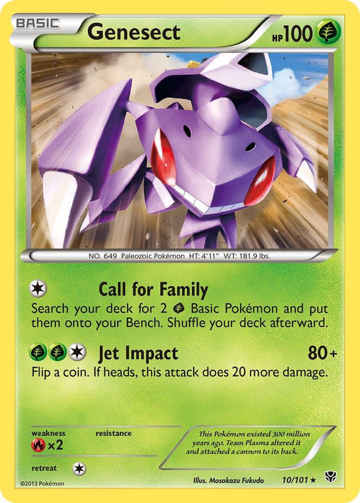 Genesect (10/101) (Theme Deck Exclusive) [Black & White: Plasma Blast] (Online Only)