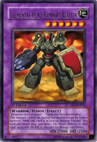 Elemental Hero Rampart Blaster [DP1-EN012] Rare (ONLINE ORDER ONLY)
