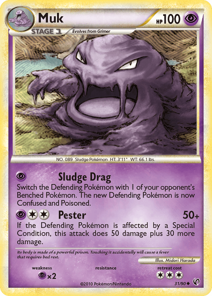 Muk (31/90) [HeartGold & SoulSilver: Undaunted] (Online Only)