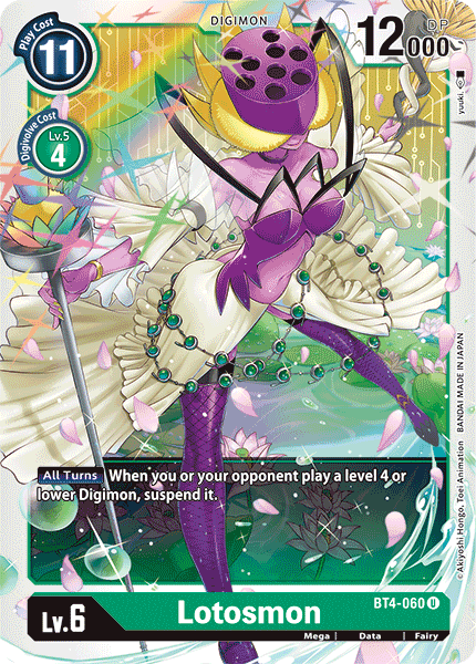 Lotosmon [BT4-060] [Great Legend] (ONLINE ORDER ONLY)