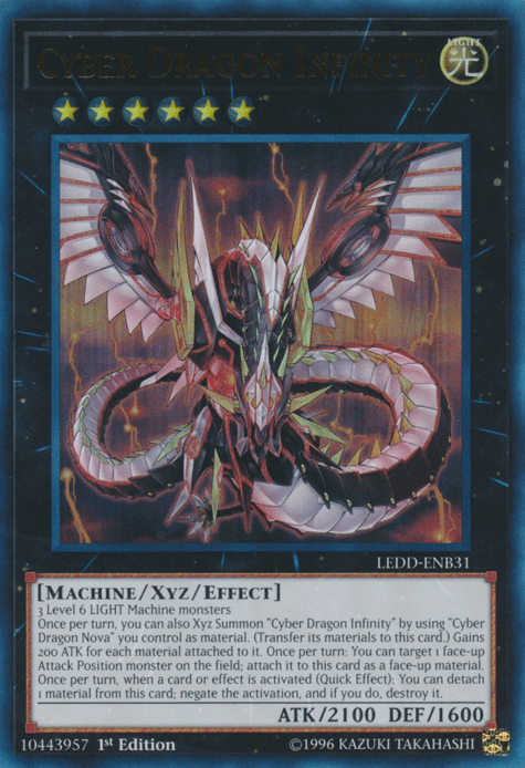 Cyber Dragon Infinity [LEDD-ENB31] Ultra Rare (ONLINE ORDER ONLY)