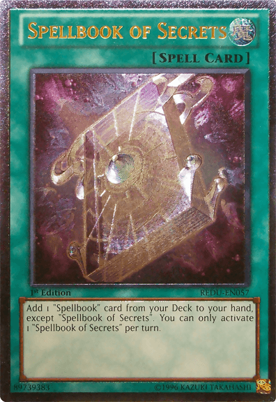 Spellbook of Secrets [REDU-EN057] Ultimate Rare (ONLINE ORDER ONLY)