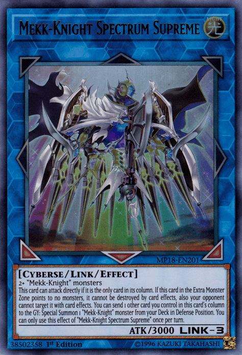 Mekk-Knight Spectrum Supreme [MP18-EN201] Ultra Rare (ONLINE ORDER ONLY)