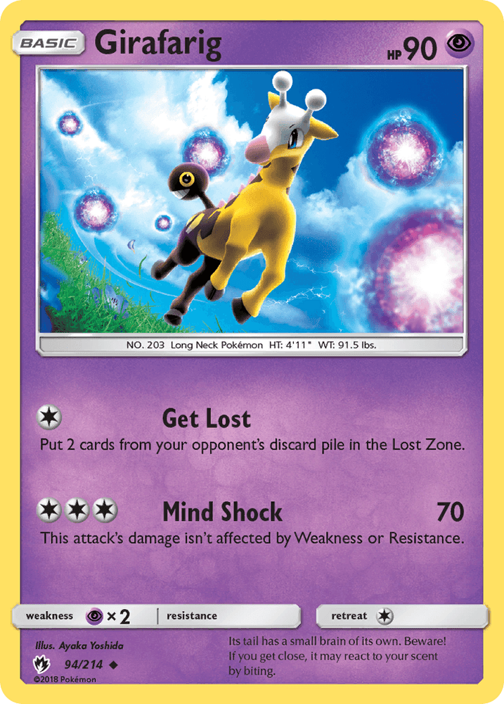 Girafarig (94/214) [Sun & Moon: Lost Thunder] (Online Only)