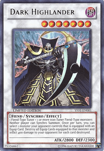 Dark Highlander [YF01-EN001] Ultra Rare (ONLINE ORDER ONLY)