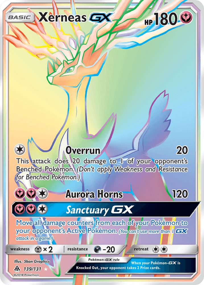 Xerneas GX (139/131) [Sun & Moon: Forbidden Light] (Online Only)
