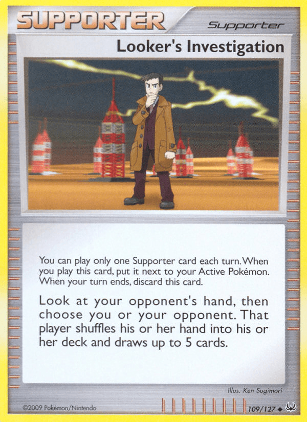 Looker's Investigation (109/127) [Platinum: Base Set] (Online Only)