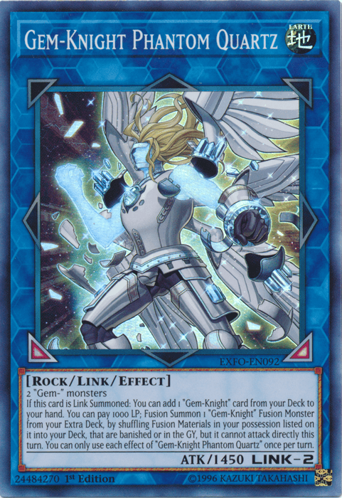 Gem-Knight Phantom Quartz [EXFO-EN092] Super Rare (ONLINE ORDER ONLY)