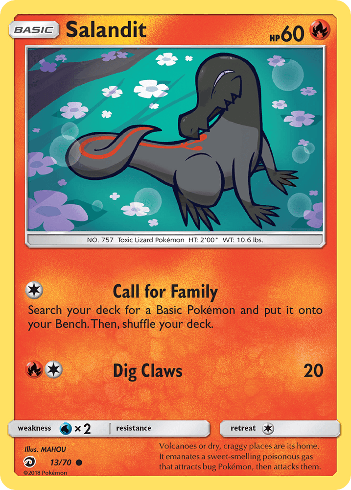 Salandit (13/70) [Sun & Moon: Dragon Majesty] (Online Only)