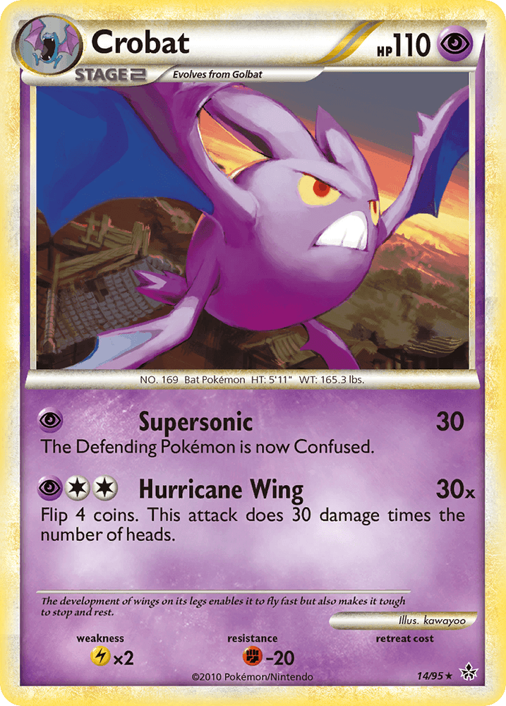 Crobat (14/95) [HeartGold & SoulSilver: Unleashed] (Online Only)