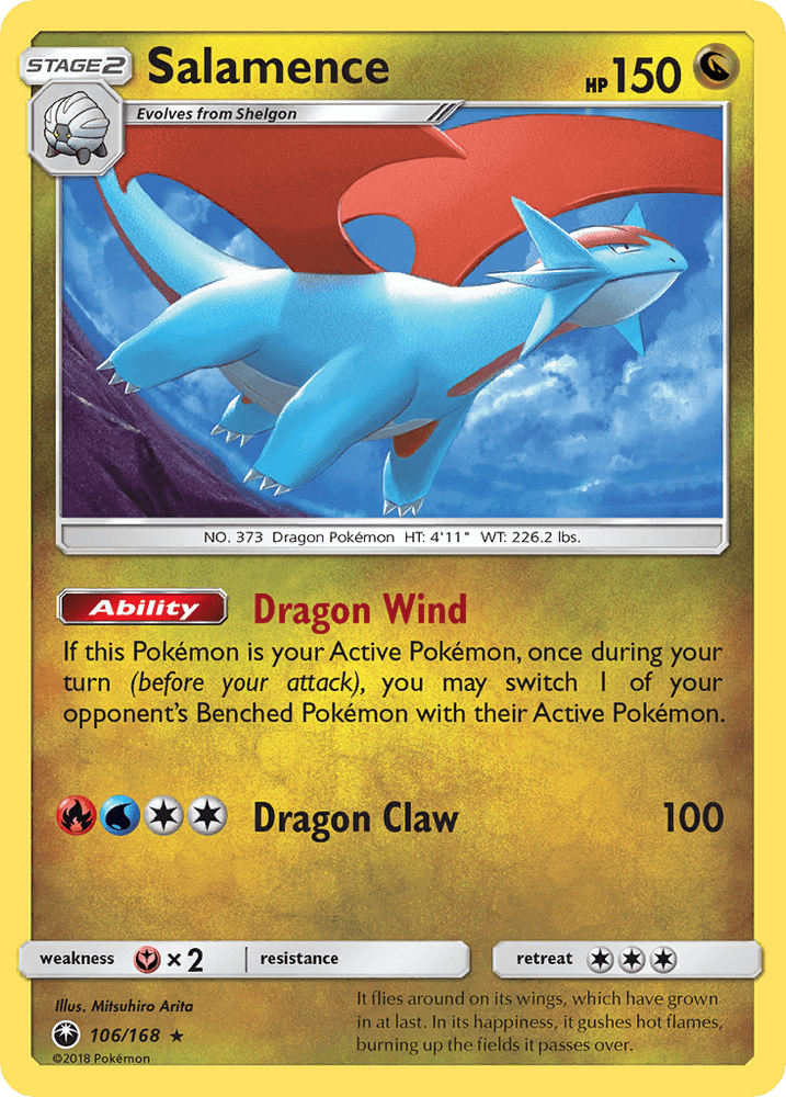 Salamence (106/168) [Sun & Moon: Celestial Storm] (Online Only)