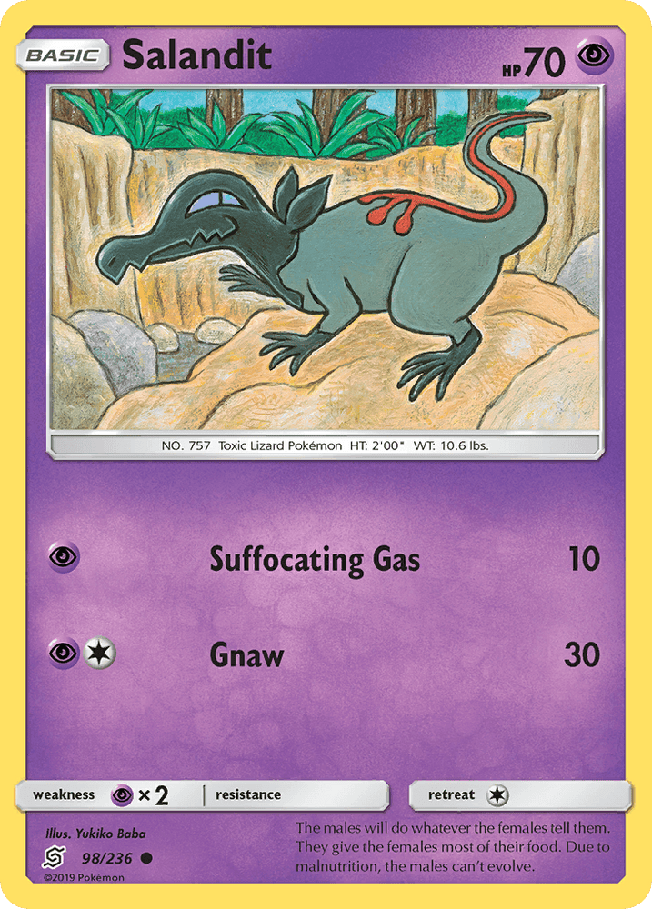Salandit (98/236) [Sun & Moon: Unified Minds] (Online Only)