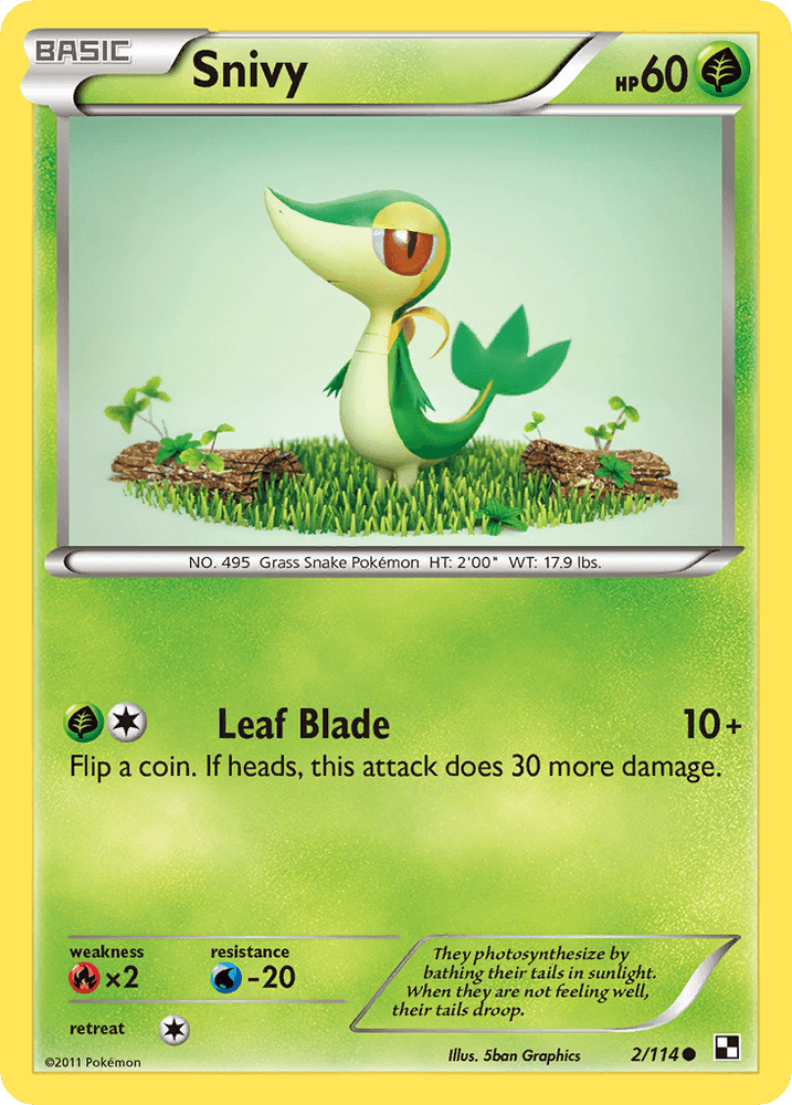 Snivy (2/114) [Black & White: Base Set] (Online Only)