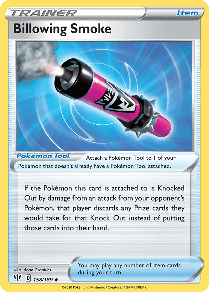Billowing Smoke (158/189) [Sword & Shield: Darkness Ablaze] (Online Only)