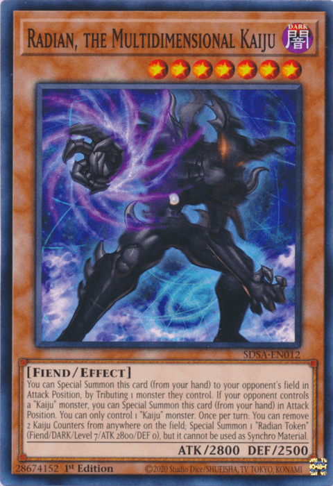 Radian, the Multidimensional Kaiju [SDSA-EN012] Common (ONLINE ORDER ONLY)