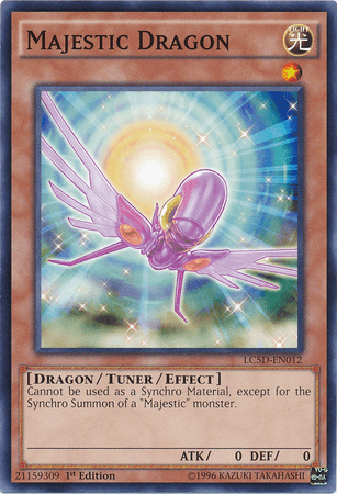 Majestic Dragon [LC5D-EN012] Common (ONLINE ORDER ONLY)