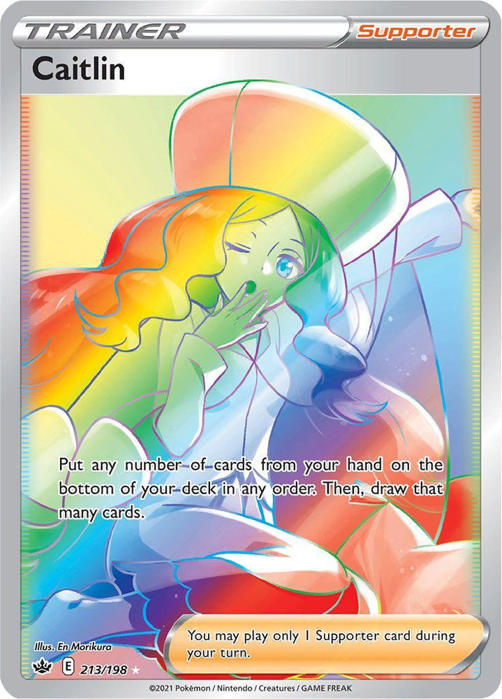 Caitlin (213/198) [Sword & Shield: Chilling Reign] (Online Only)