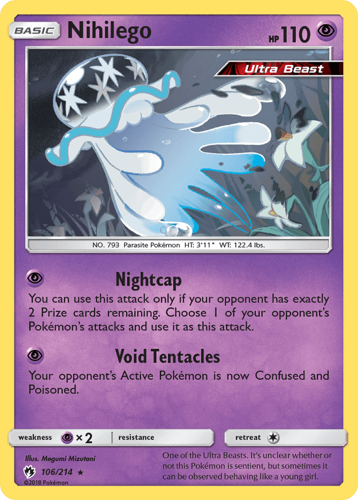 Nihilego (106/214) [Sun & Moon: Lost Thunder] (Online Only)