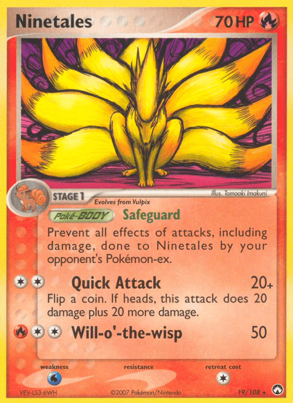 Ninetales (19/108) [EX: Power Keepers] (Online Only)