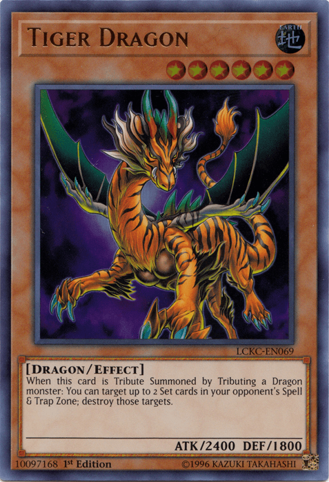Tiger Dragon [LCKC-EN069] Ultra Rare (ONLINE ORDER ONLY)