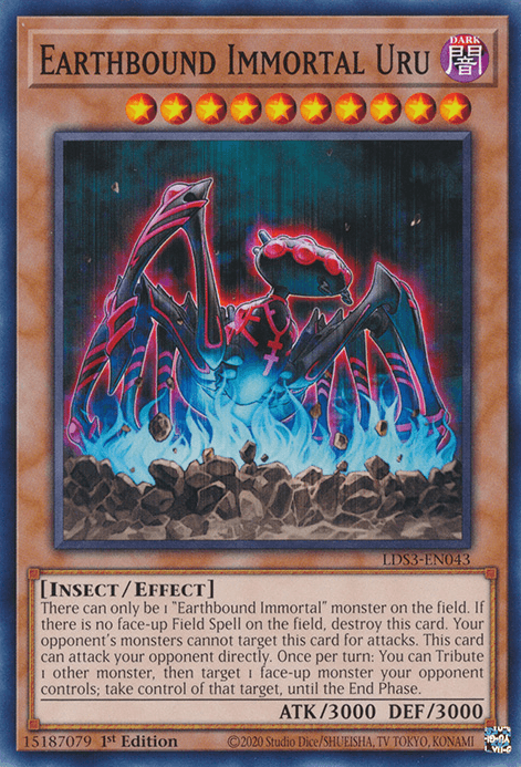 Earthbound Immortal Uru [LDS3-EN043] Common (ONLINE ORDER ONLY)