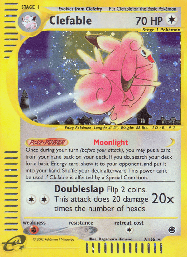 Clefable (7/165) [Expedition: Base Set] (Online Only)